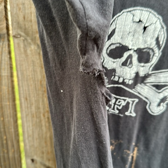 Vintage 2001 AFI Deathless Ones T Shirt Y2K Sz Large Band Tee Rock Skull - Picture 4 of 11